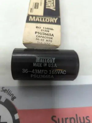 New | in-Stock MALLORY PSU3665A Miscellaneous Equipment (Electrical & Power) Ohio US | Surplus Asset Holdings #1209088