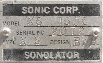 USED SONIC CORP/MOYNO XS-1500
