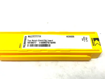 NEW KENNAMETAL TOP NOTCH™ GROOVE AND TURN INSERTS NG2M080RK