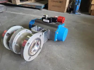 3" Flanged Ball Valve w/ Valbia 125 Actuator