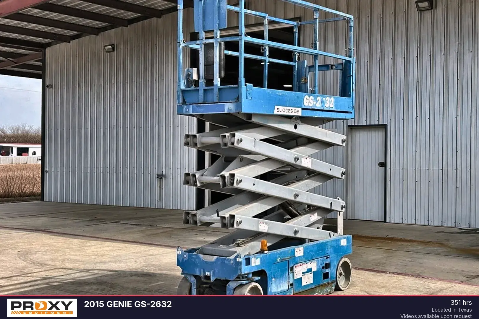 Used 2015 GENIE GS-2632 Scissor Lifters Texas US | Proxy Equipment #1382995