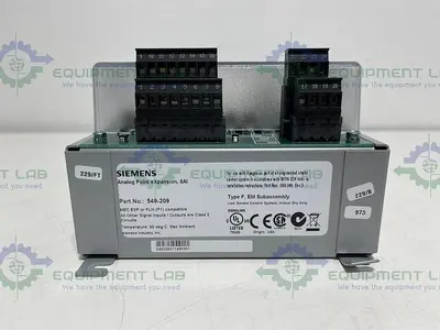 NEW SIEMENS APOGEE 549-209 ANALOG POINT EXPANSION MODULE, 8AI