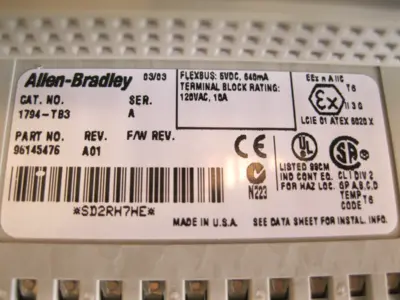 USED Allen-Bradley 1794-IE8