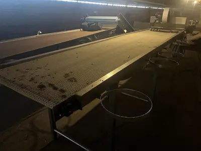 16ft Modular Belt Conveyor with Air Knife