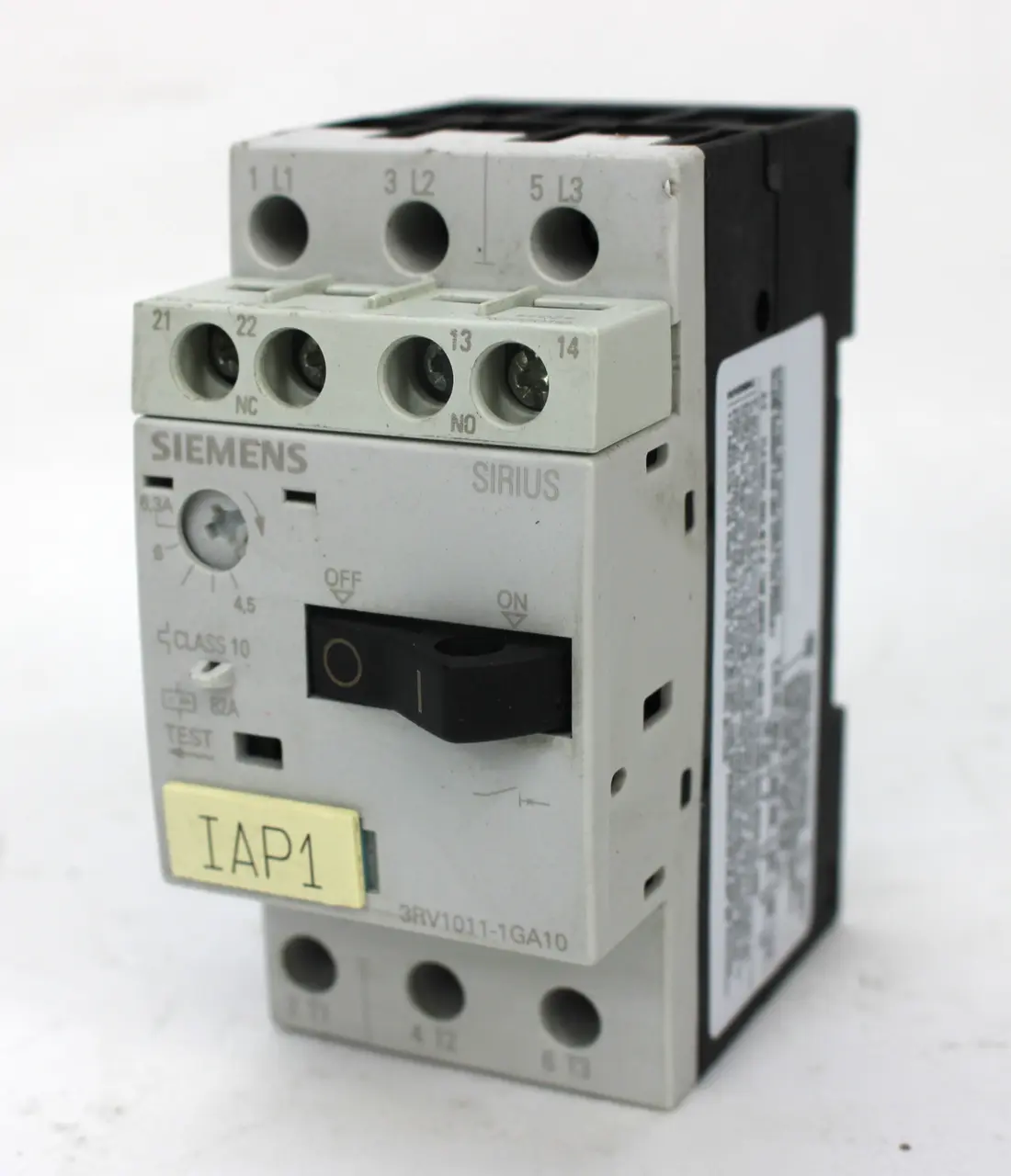 USED SIEMENS 3RV1011-1GA10