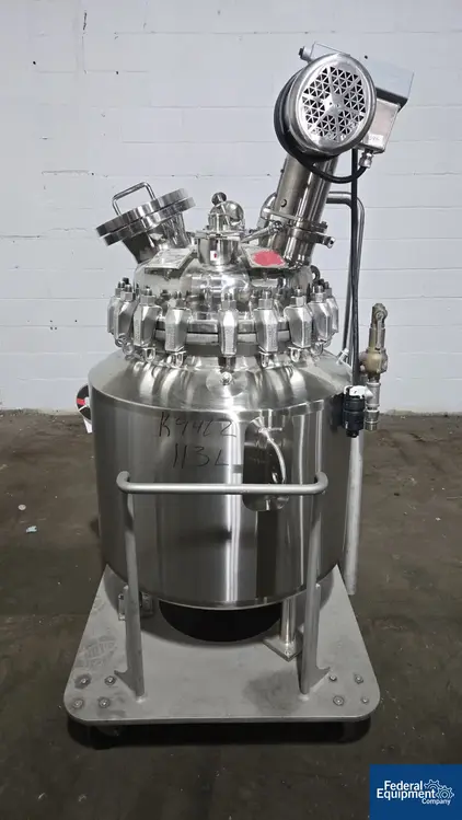 Used Pfaudler 30 Gal Pfaudler Glass Lined Reactor, 50/150# Reactors Ohio US | Federal Equipment Company #233220