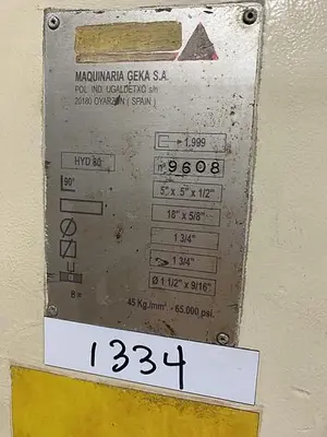 USED 1999 GEKA 80SD