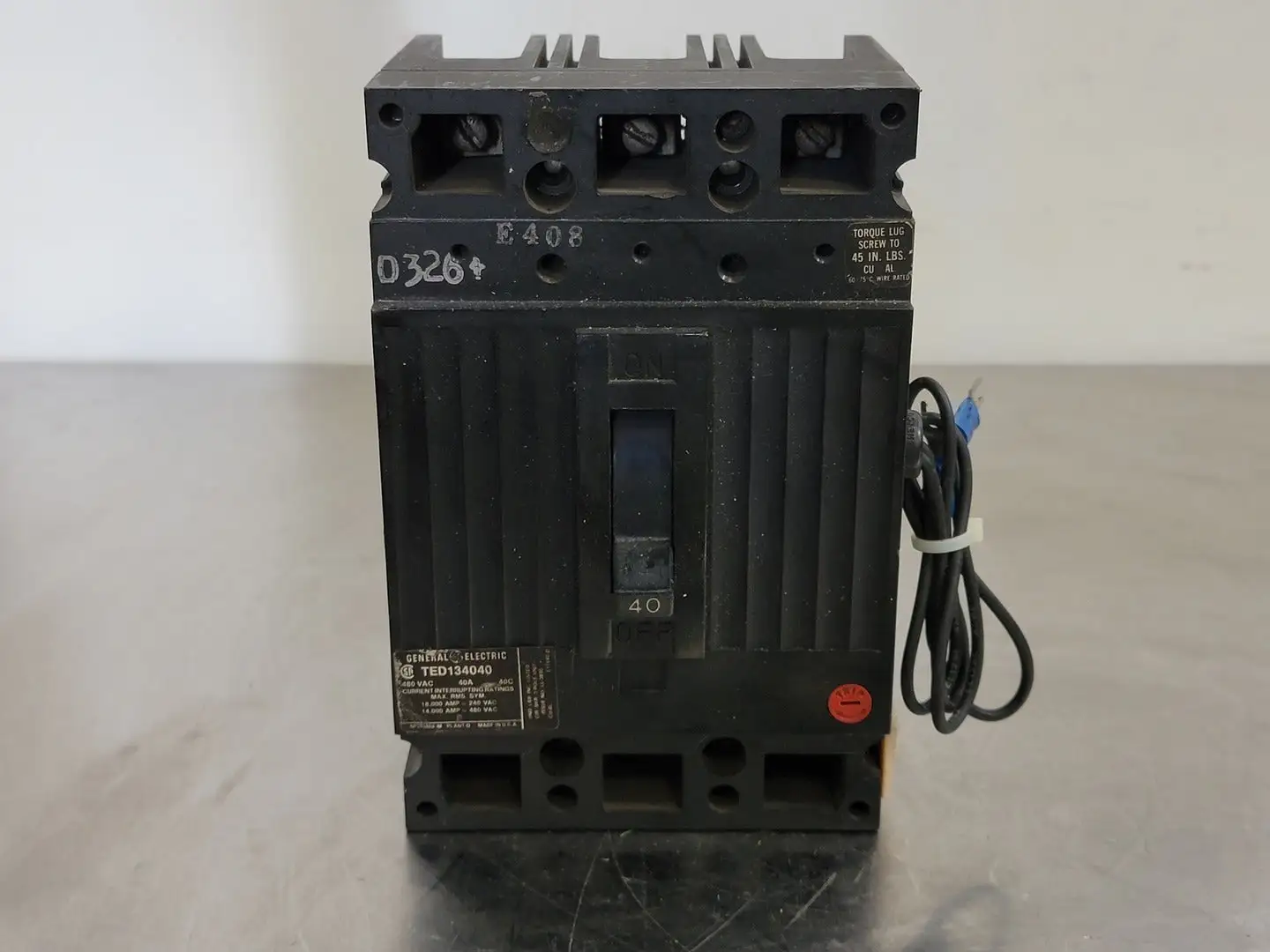 Used GENERAL ELECTRIC TED134040 Switchgears British Columbia CA | Lenmark #241728