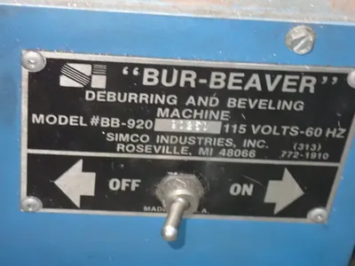 Used SIMCO INDUSTRIES BB920 Deburring Machines Ohio US | HGR 24 #1187077