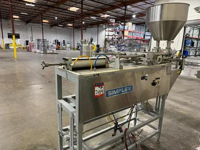 Filler, Piston, 2-Head, Simplex, Stainless Steel #5991060