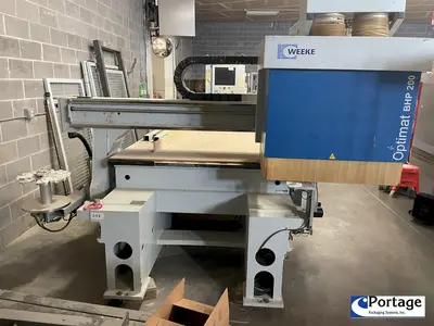 Used 2005 WEEKE OPTIMAT BHP 200 CNC Routers Ohio US | Portage Packaging Systems, Inc. #1443843