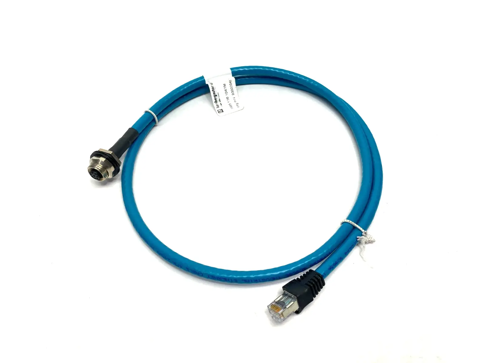 USED LUMBERG ETHERNET CORDSET M12 8-PIN TO RJ45
