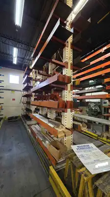 USED Cantilever Shelves Heavy Duty