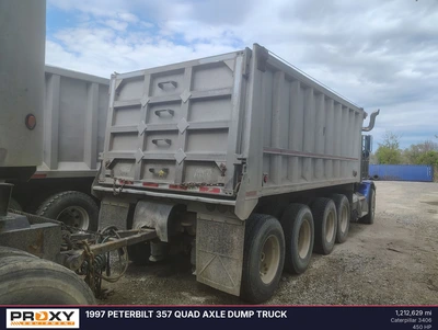 Used 1997 PETERBILT 357 QUAD AXLE DUMP TRUCK Dump trucks Michigan US | Proxy Equipment #1388960