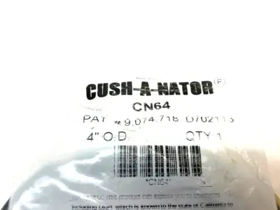 NEW CUSH-A-NATOR STRUT CHANNEL CUSHION CLAMP 4"