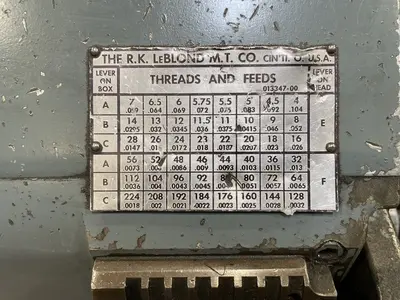15" X 54" LEBLOND REGAL 15 SERVO SHIFT ENGINE LATHE