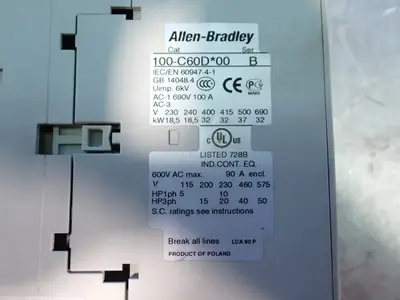 USED ALLENBRADLEY 100C60DJ10