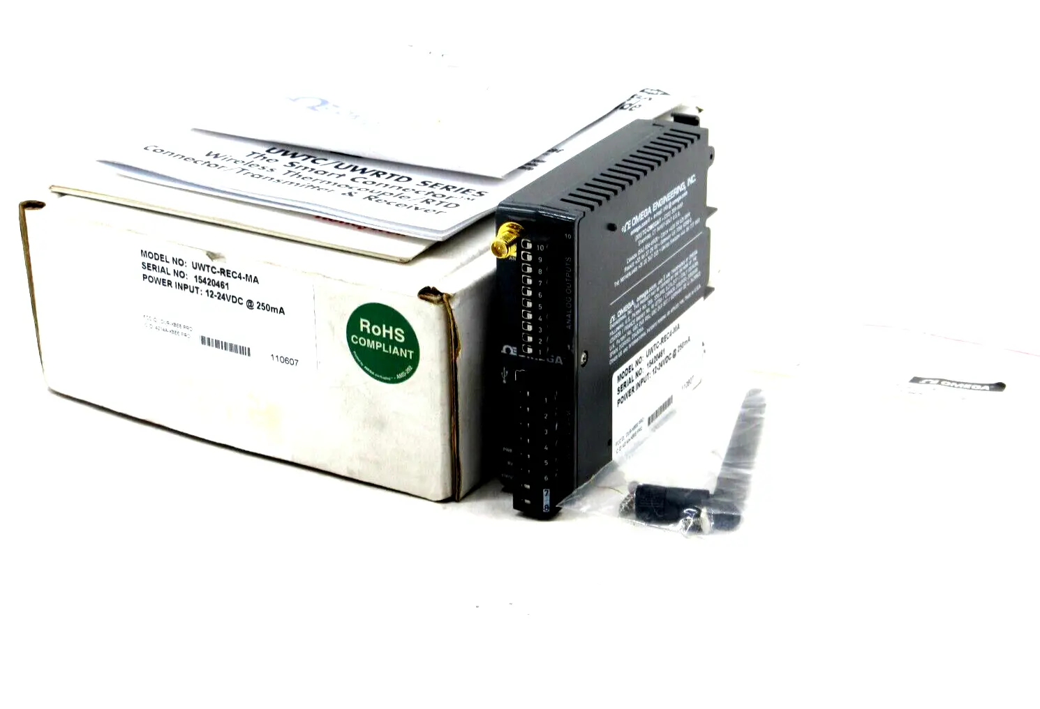 NEW OMEGA ENGINEERING UWTC-REC4-MA WIRELESS THERMOCOUPLE UWTCREC4MA