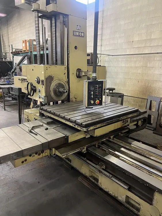 Used 1987 UNION BFT 90/3-1 Horizontal Table Type Boring Mills Ontario CA | DC Brewer Machinery #916637