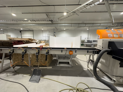 Tisfoon Optimizing Wood Scanner Defect Chop Saw and Sorting Line - 2020 Machine!