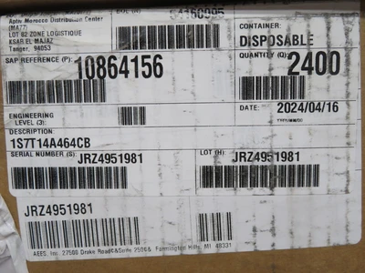 New | in-Stock EPC _UNKNOWN_ Automotive Parts | OCO Industrial #1644763