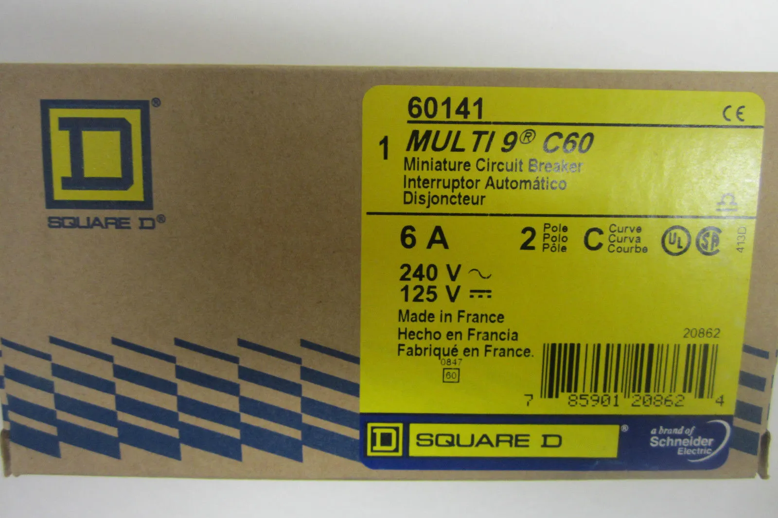 NEW SQUARE D 60141 CIRCUIT BREAKER