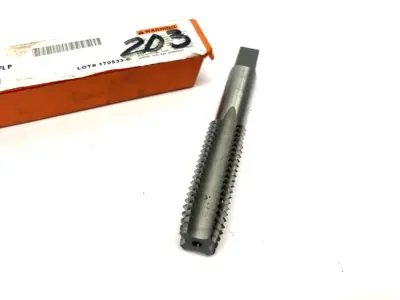 USED BRUBAKER TOOL STRAIGHT FLUTE PLUG TAP 5/8-11 NC H3 4FL HSS