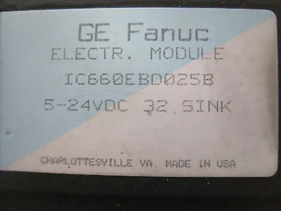 REPAIRED GE FANUC IC660EBD02 BLOCK IC660EBD025B