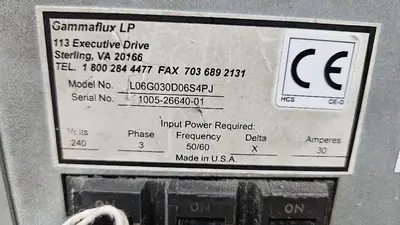 USED GAMMAFLUX LEC