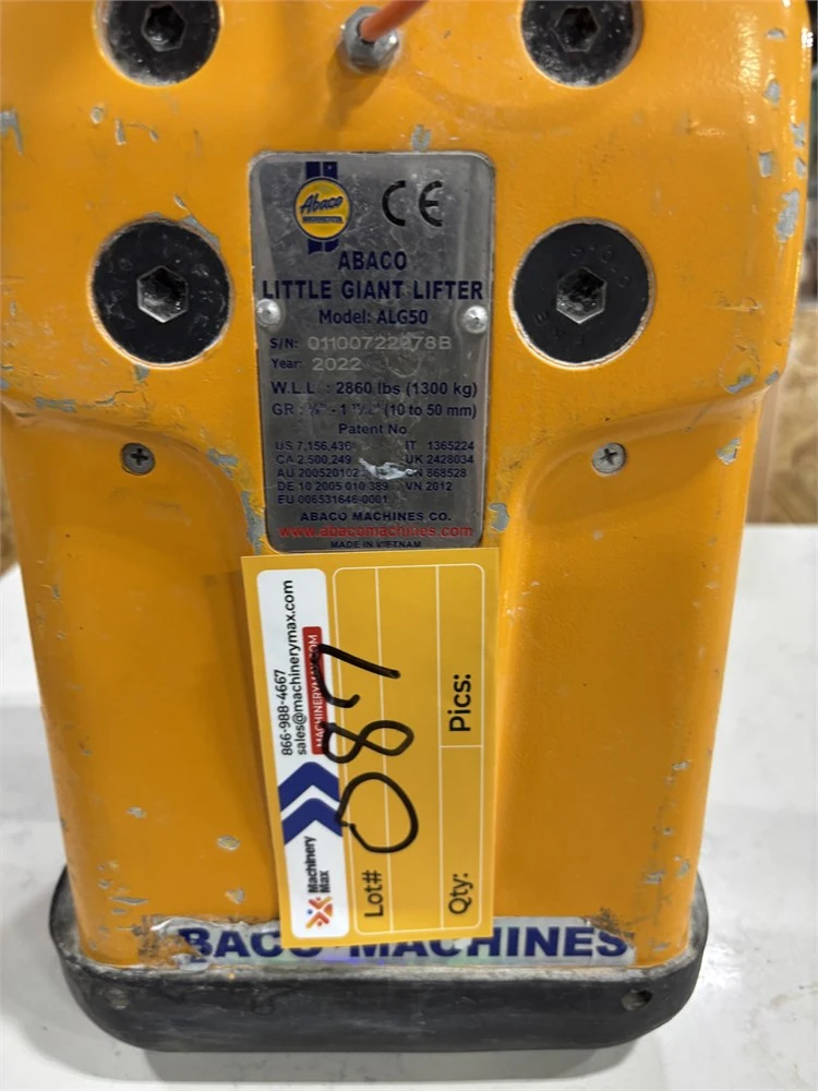 Used 2022 ABACO "ALG50" Sheet Lifters Texas US | MachineryMax #1488287