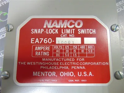Namco EA760-10001 2 Station Snap-Lock Rotary Limit Switch New