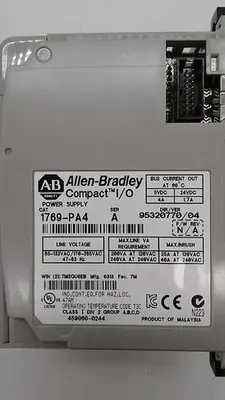 Used ALLEN-BRADLEY ALLEN-BRADLEY COMPACT I/O POWER SUPPLY 1769-PA4 Power Supplies | ND Industrial Surplus #1211827