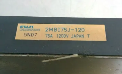 Fuji Electric - 2MBI75J-120 Power Module - 75A 1200V 3E-15