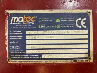 USED MATEC FP1000-50E60