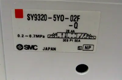 NEW SMC SY9320-5YO-02F-Q SOLENOID VALVE SY93205YO02FQ