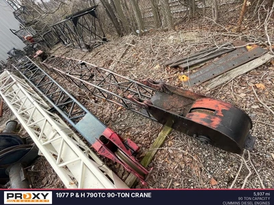 Used 1977 P & H 790TC 90-TON CRANE Truck-Mounted Cranes Pennsylvania US | Proxy Equipment #1384911