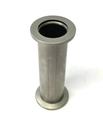 USED AGILENT STAINLESS STEEL NIPPLE, NW25, 3.94 INCH LONG