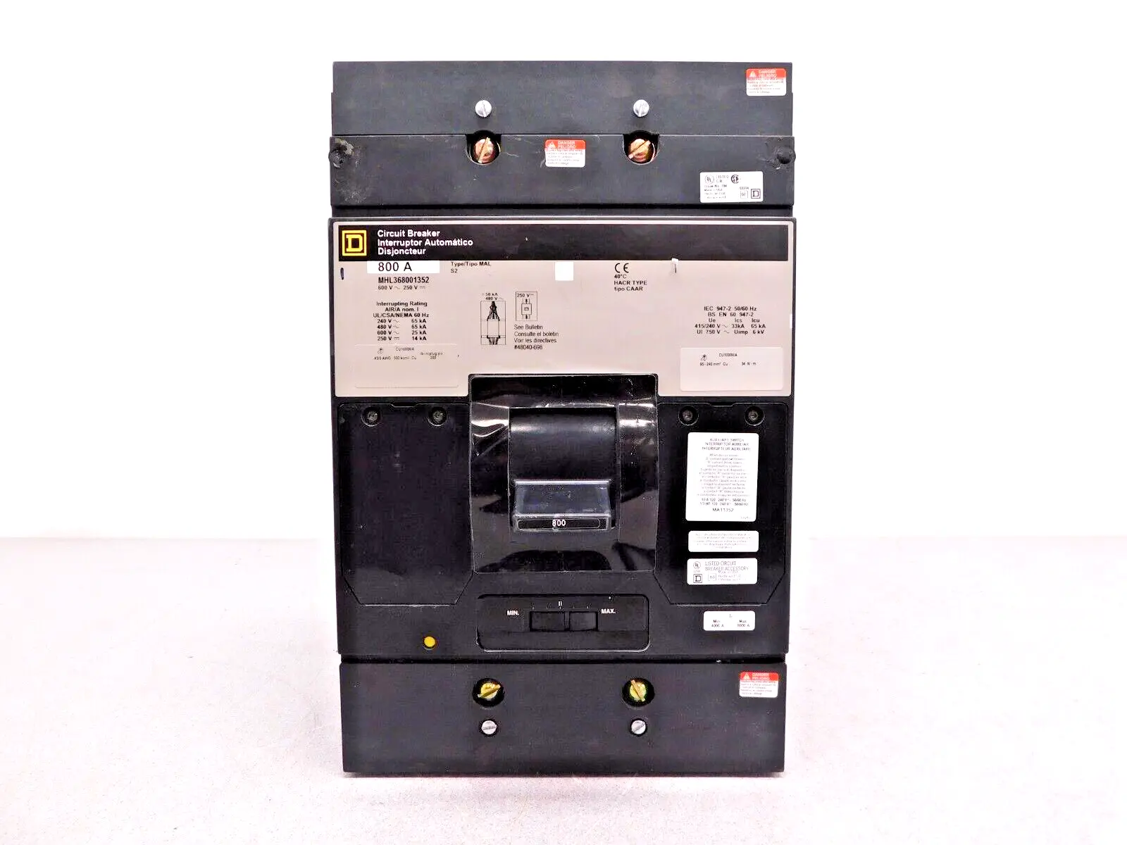 Used Square D MHL368001352 Circuit Breakers Ohio US | Equipment Recovery Corp. #1331133