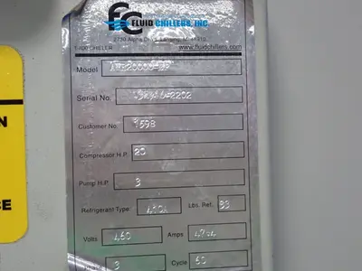 USED FLUID CHILLERS AIR20000BP