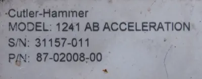 USED CUTLER HAMMER 1775T-PMPS-1700 PANELMATE 92-01873-02 87-02008-00