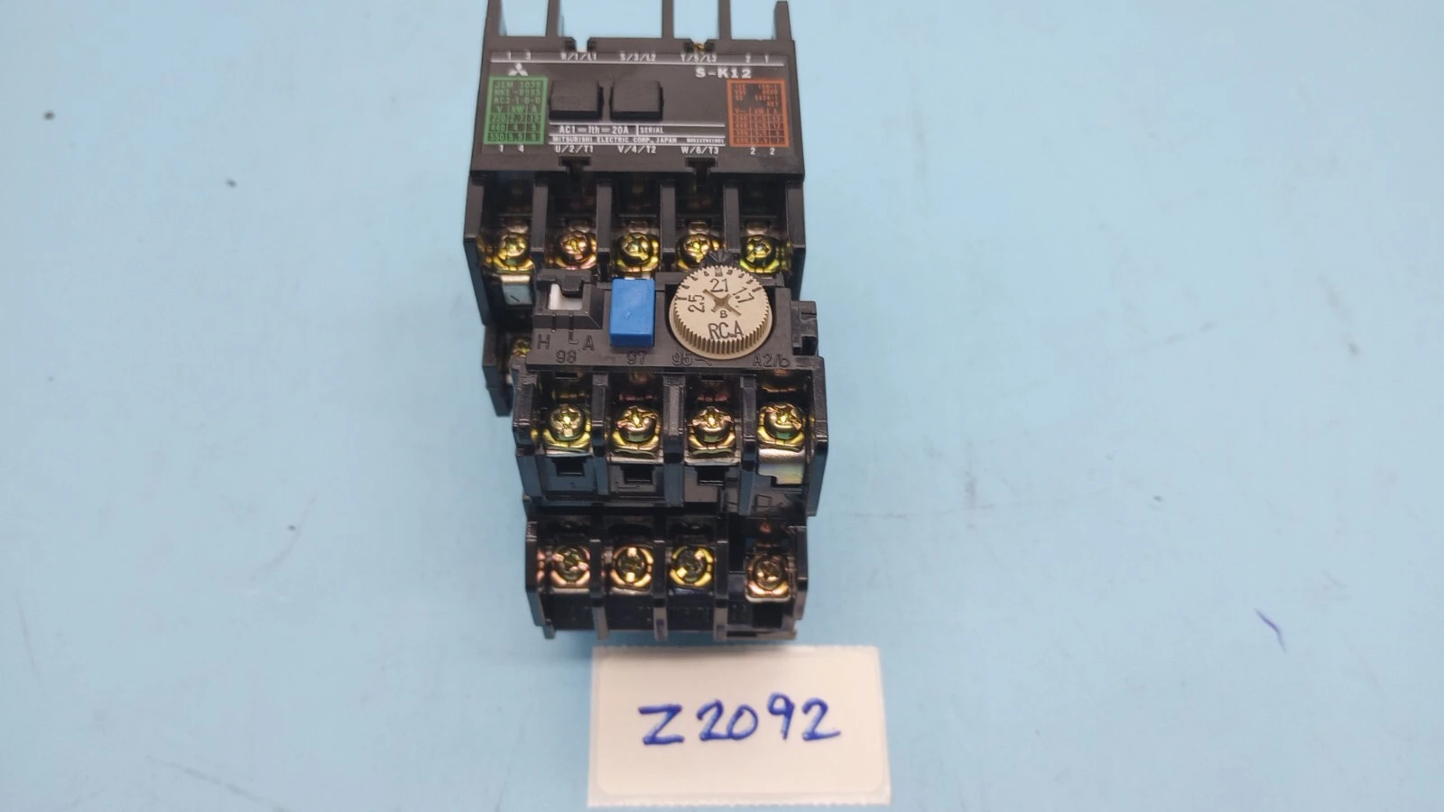 MITSUBISHI TH-K12 TERMINAL OVERLOAD  + S-K12 Magnetic Contactor