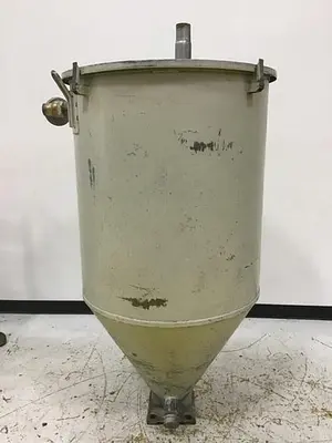 USED METAL FABRICATOR HOPPER