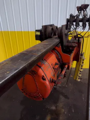 2000 LBS (1 TON) WRIGHT MODEL #W1 CABLE HOIST W/ POWERED TROLLEY: STOCK #18744