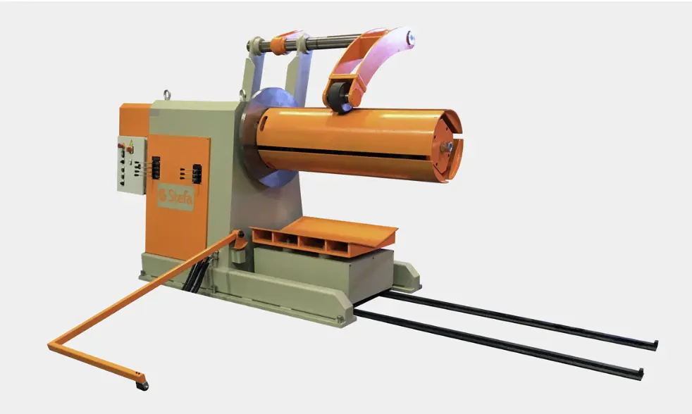 15 Ton Hydraulic Decoiler in Muro, Portugal