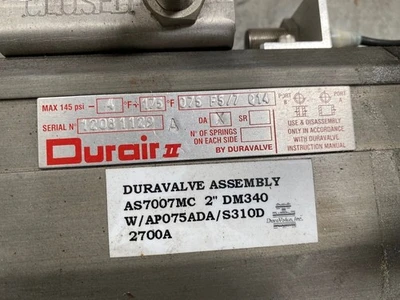 USED DURAVALVE Does Not Apply