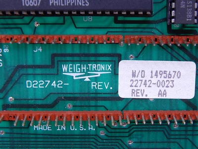 Used WEIGH-TRONIX _UNKNOWN_ Circuit Boards | OCO Industrial #1607683