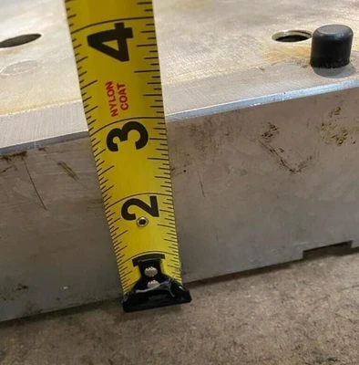 Aluminum Plate 20 x 20 x 3 for CNC Horizontal & Vertical Machining Center Pallet