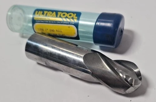 Ultra Tool 1" Carbide End Mill 320B With Weldon Flat
