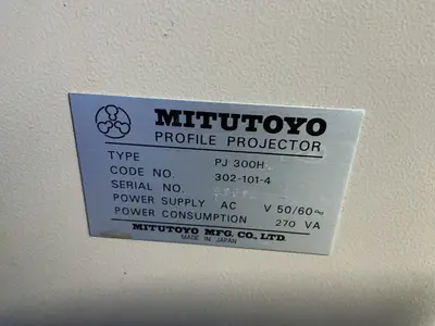 Used MITUTOYO PJ 300H Comparators Ohio US | HGR 24 #1314154