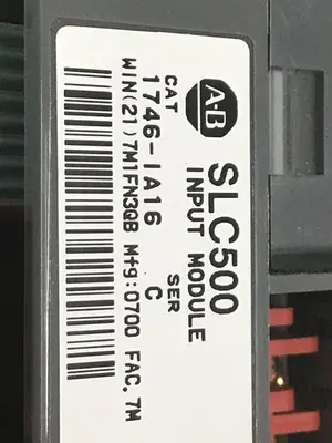 USED ALLEN BRADLEY 1746-IA16 SER C
